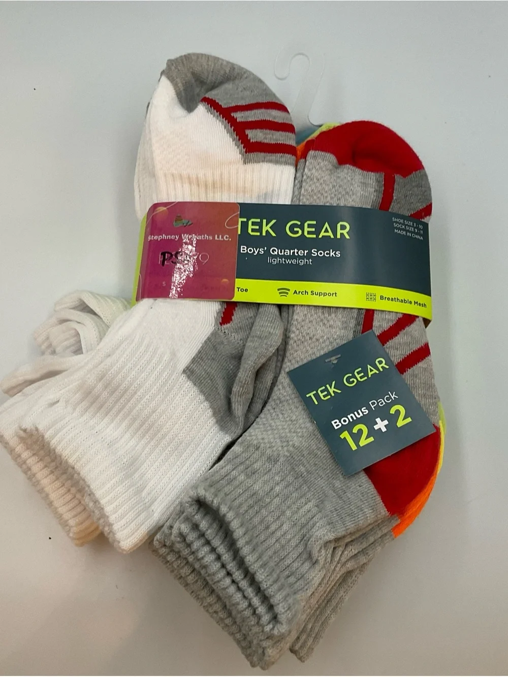Tek Gear Boys' Mixed Color Sock Pack - Assorted Colors